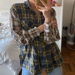 TOPSHOP PLAID FLANNEL